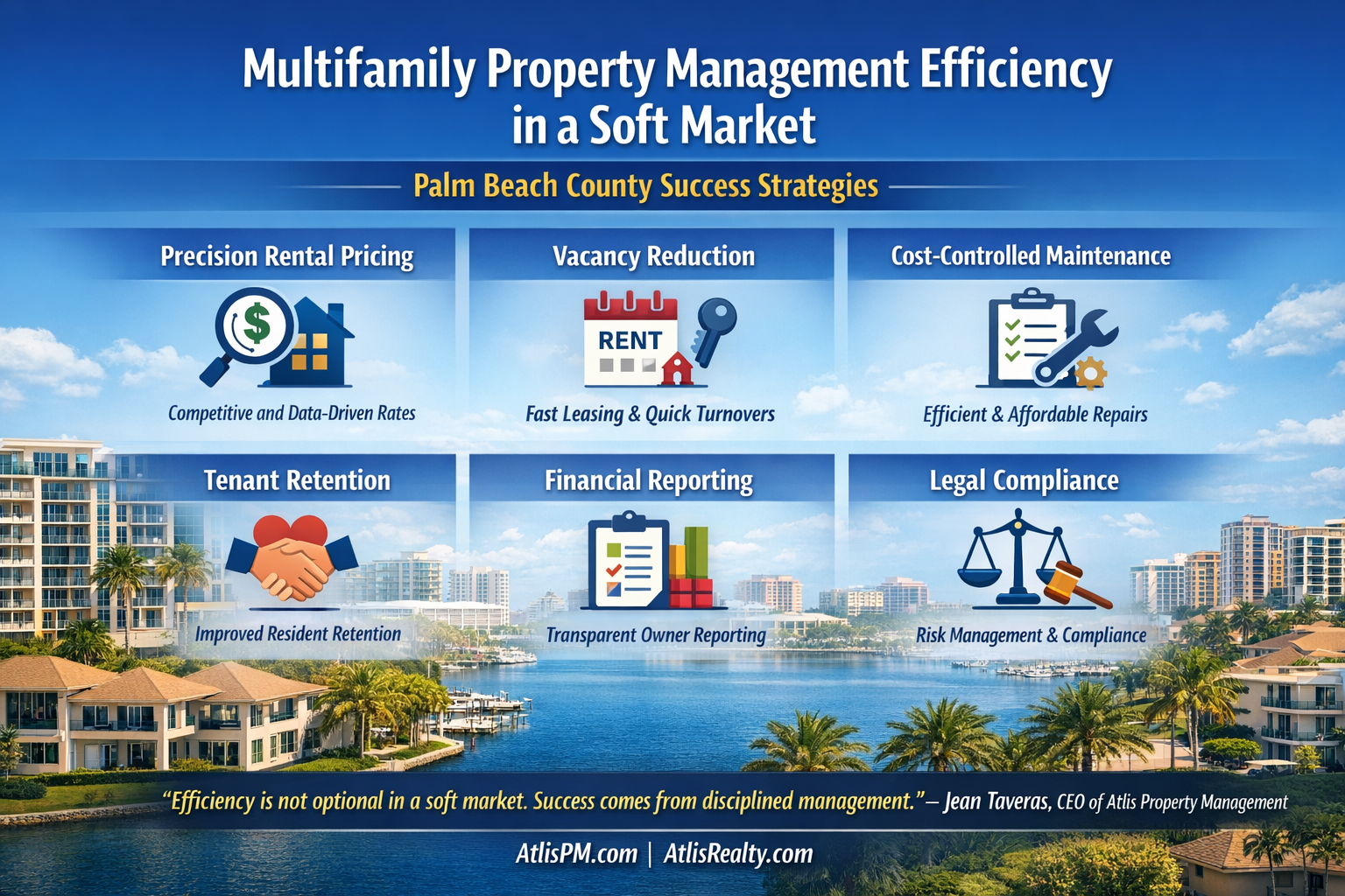 Multifamily Property Management Efficiency in a Soft Market: Success in Palm Beach County